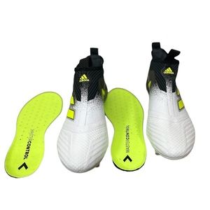 Adidas Ace 17+ Purecontrol FG White Black soccer cleats